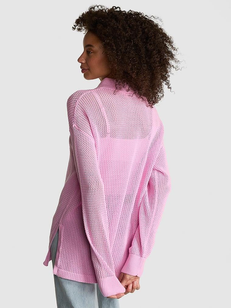 Pink Tig Isi Dugmeli Hirka arka görünüm