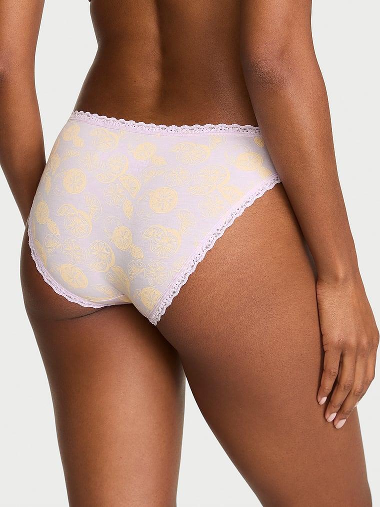 Dantelli Pamuklu Bikini Kulot arka görünümü