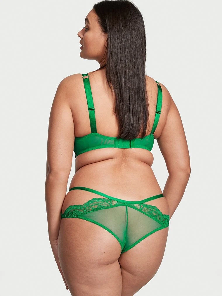 Strappy Dantelli Cheeky Kulot arka görünüm