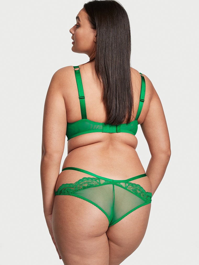 Strappy Dantelli Cheeky Kulot arka görünümü