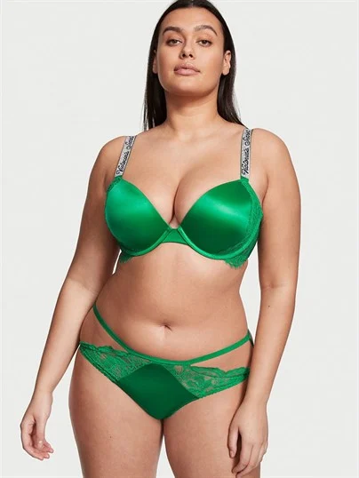 Strappy Dantelli Cheeky Kulot ön görünüm