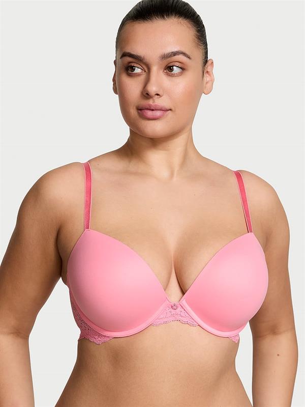 Puruzsuz Dantelli Push Up Sütyen