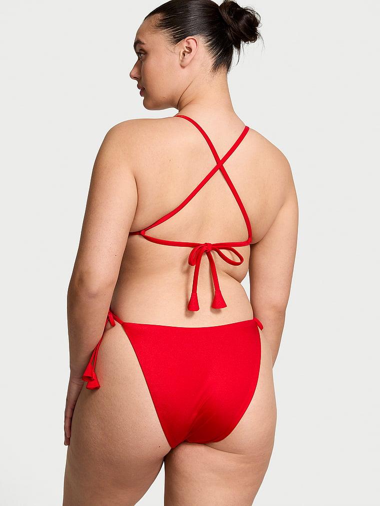 Rosette Işıltılı Ucgen Bikini Ustu arka görünümü