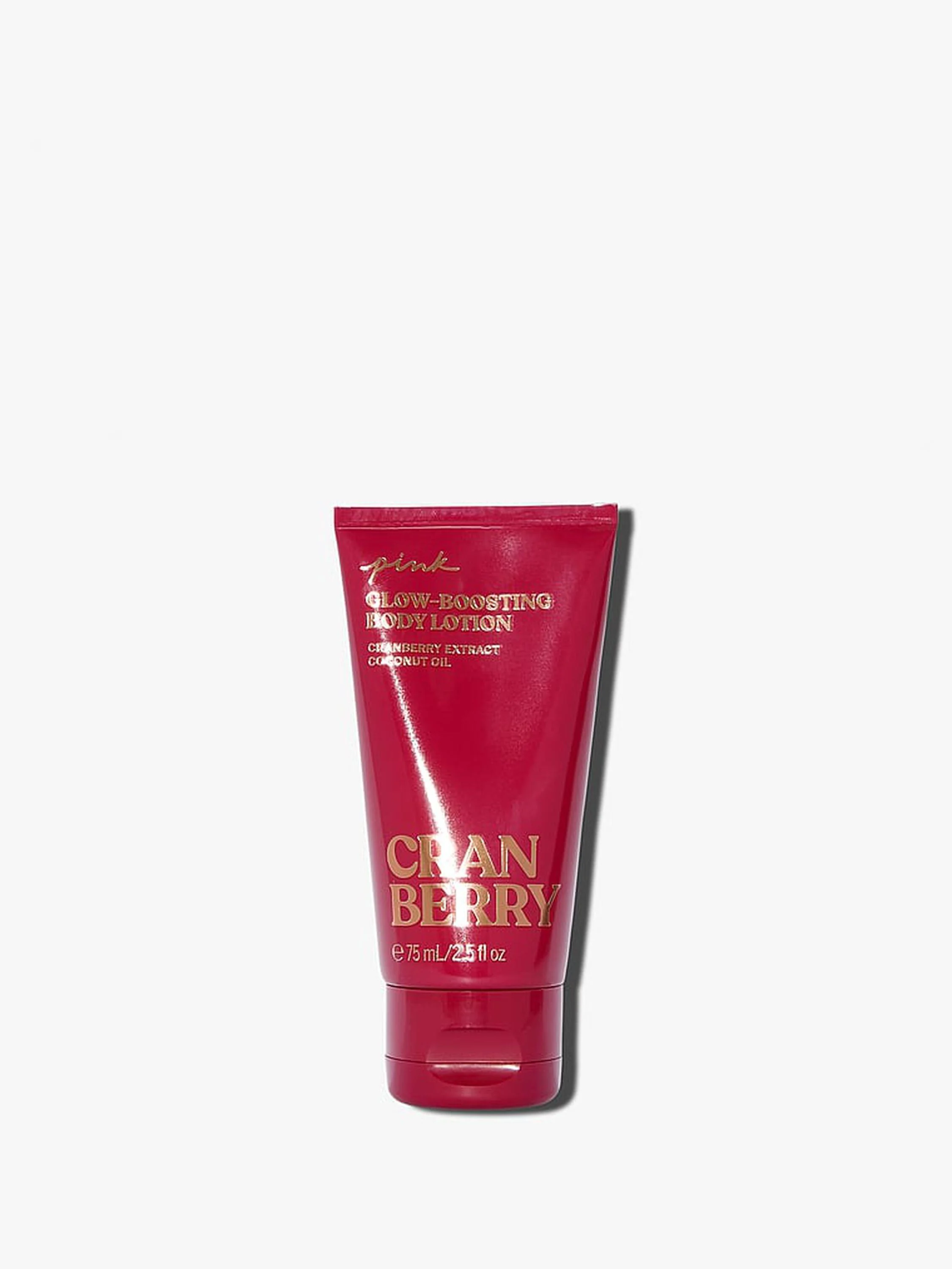 Glow Boosting Cranberry Seyahat Boy Vücut Losyonu arka görünüm