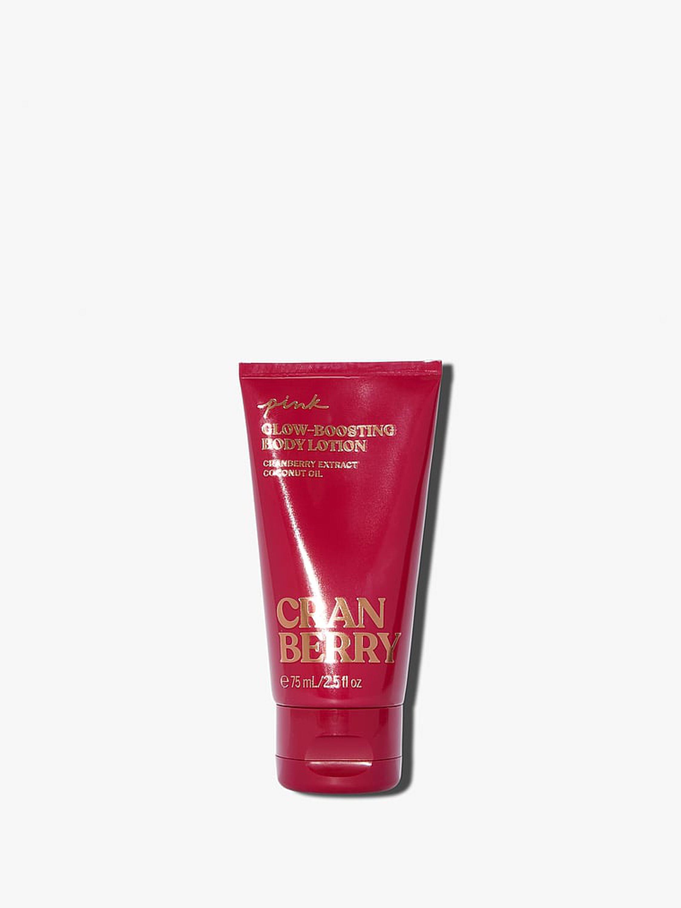 Glow Boosting Cranberry Seyahat Boy Vücut Losyonu arka görünümü