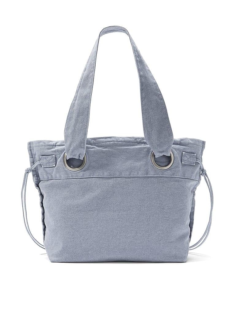 Pink Kanvas Tote Çanta arka görünüm
