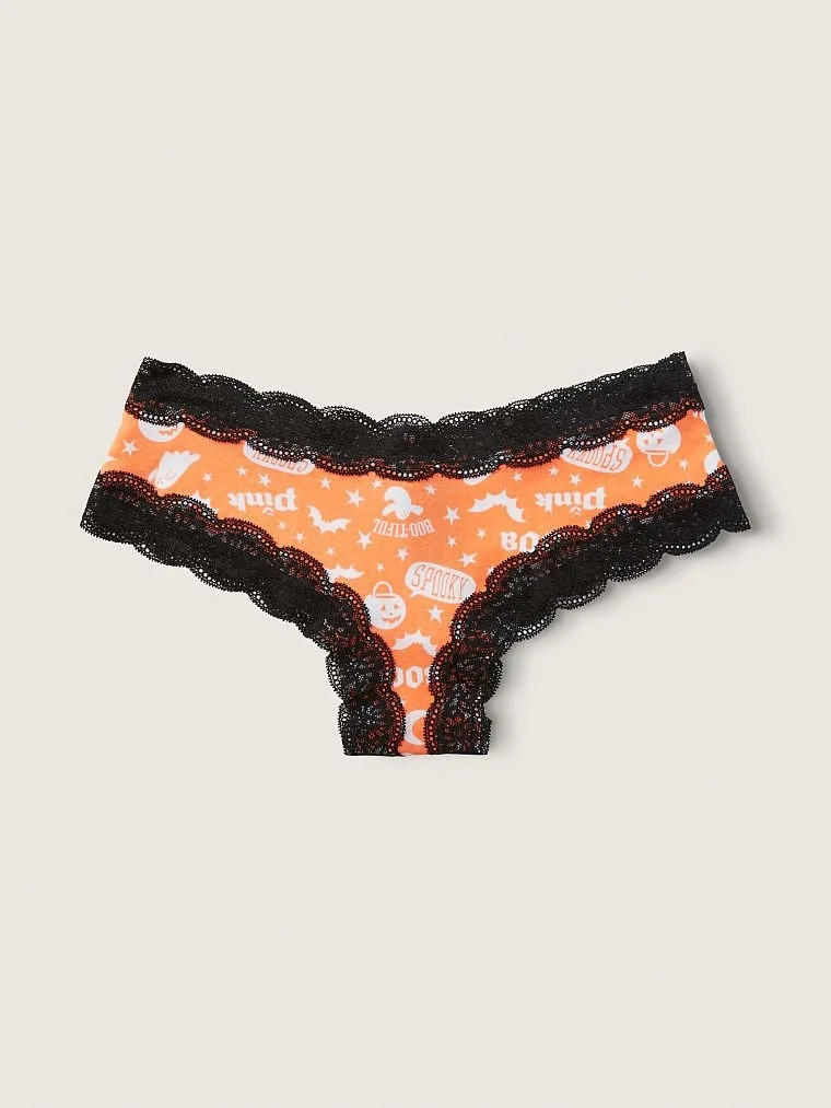 Pink Pamuk Dantel Detayli Cheekster Ic Camasiri arka görünüm