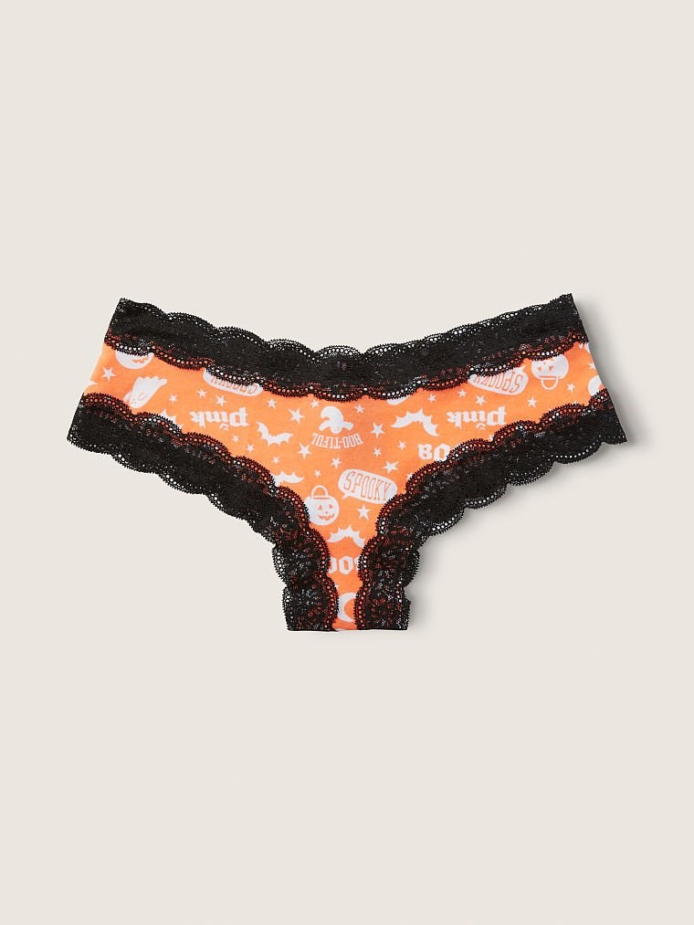 Pink Pamuk Dantel Detayli Cheekster Ic Camasiri arka görünümü