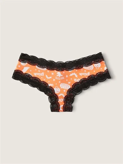 Pink Pamuk Dantel Detayli Cheekster Ic Camasiri