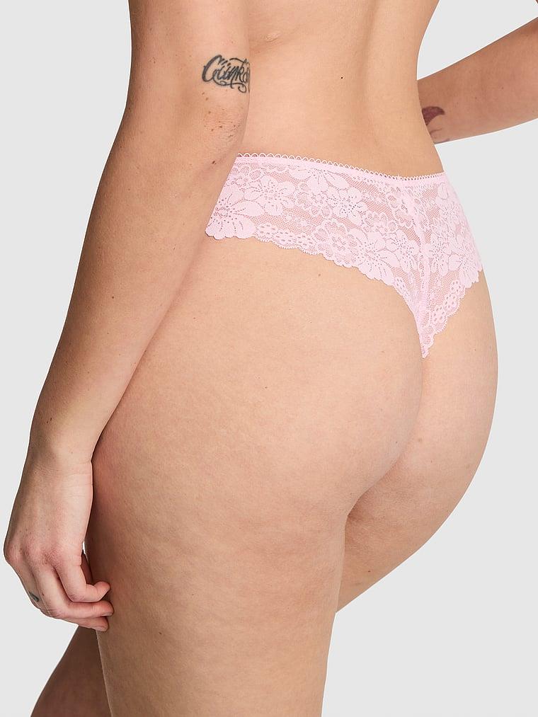 Pink Lazer Kesim Tanga arka görünümü