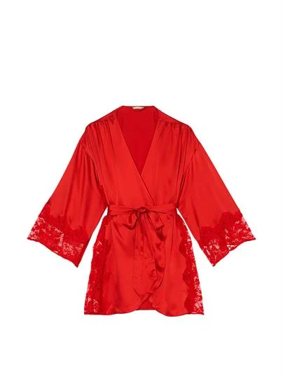 Victorias Secret Dream Dantelli Saten Sabahlık