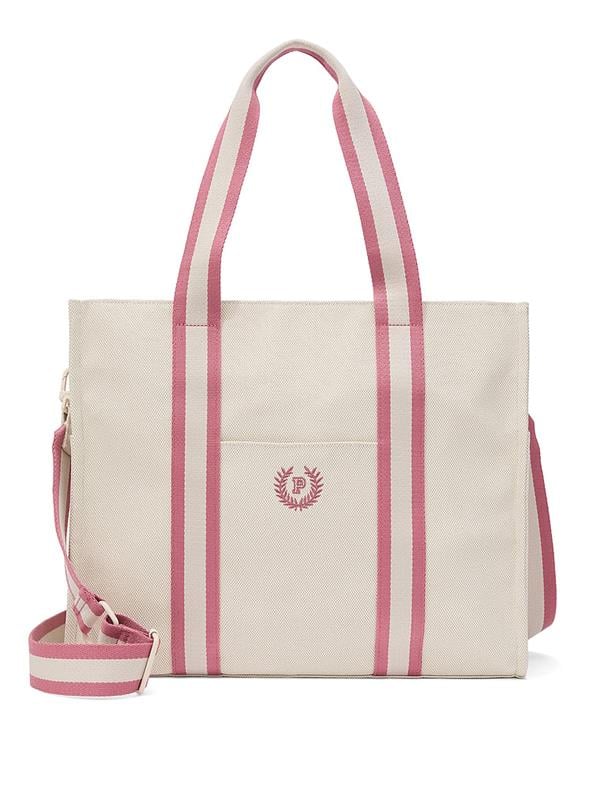 Pink Ivy Klasik Kanvas Tote Çanta