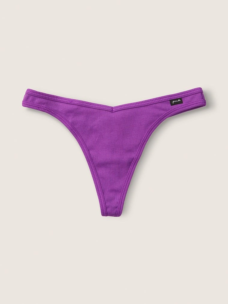 Pink Pamuklu Tanga Kulot arka görünümü