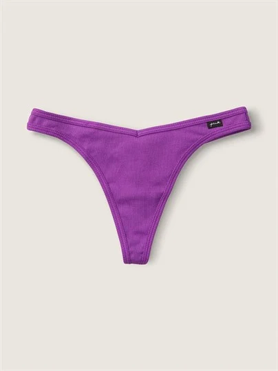 Pink Pamuklu Tanga Kulot