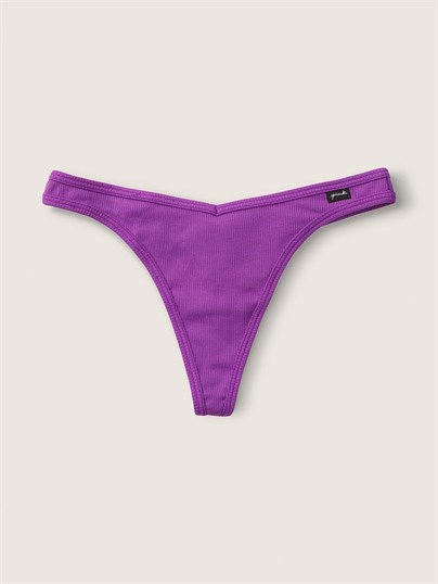 Pink Pamuklu Tanga Kulot