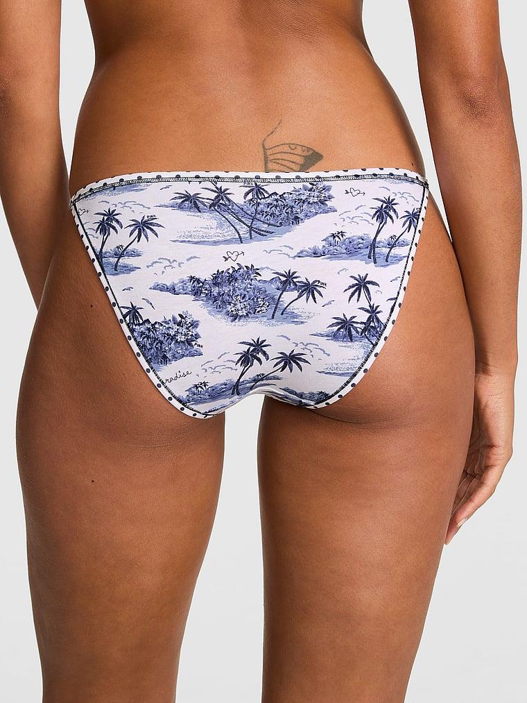 Pink Pamuklu Askili Bikini Kulot arka görünümü