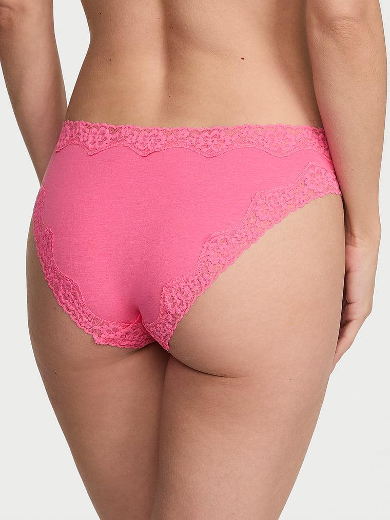 Dantelli Bikini Kesim Kulot arka görünümü