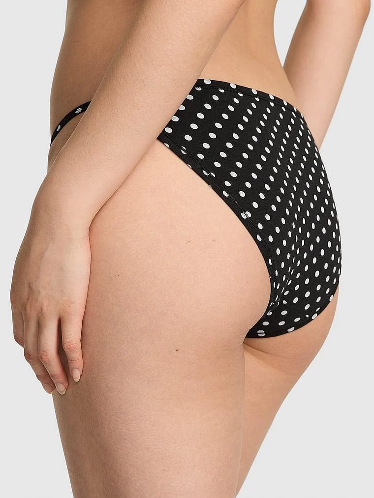 Pink Pamuklu Askili Bikini Kulot arka görünüm
