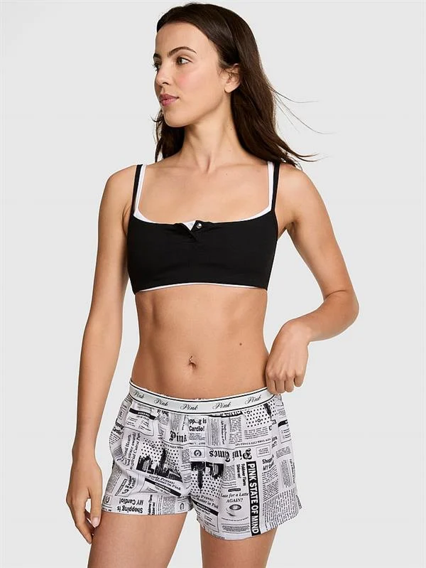 Pink Ipeksi Pijama Sortu ön görünüm
