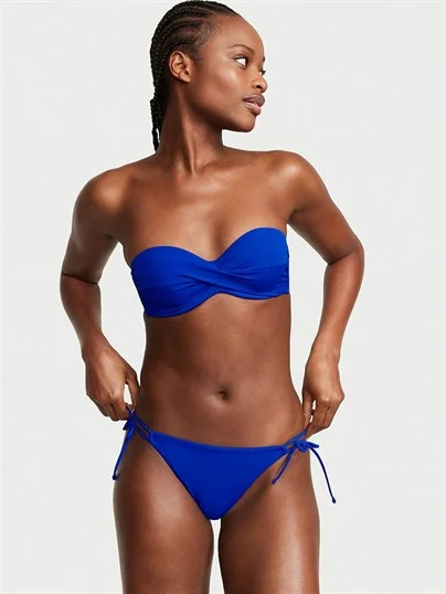 Buzgulu Askisiz Bikini Ustu ön görünüm