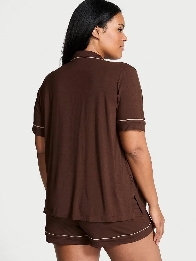 Modal Kısa Pijama Takimi arka görünüm