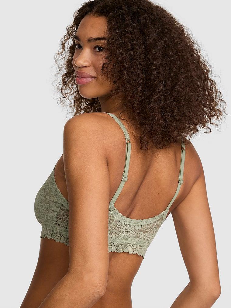Pink Pink Wink Desteksiz Yuvarlak Yaka Bralet arka görünümü