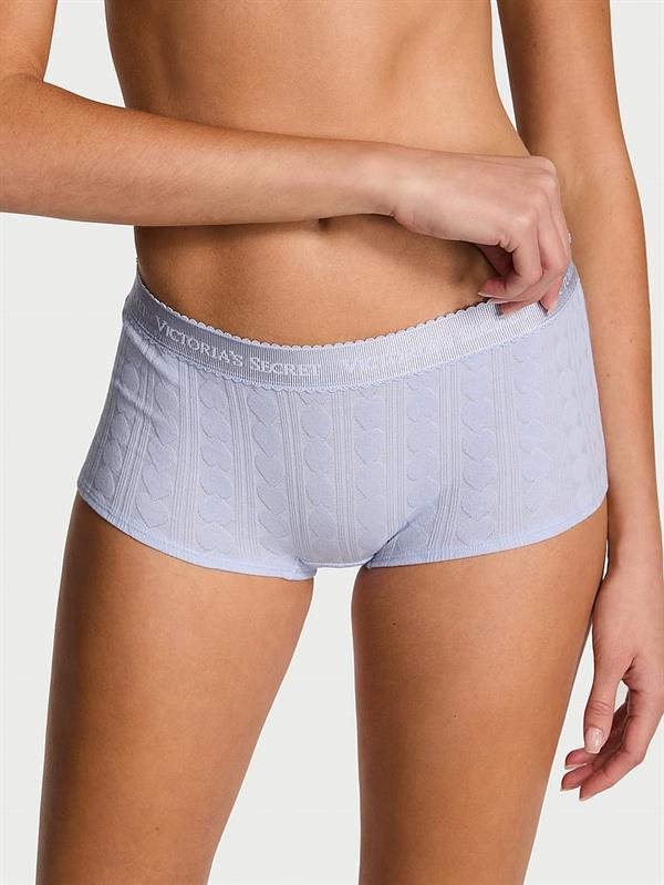 Logo Detayli Kalpli Boyshort Kulot