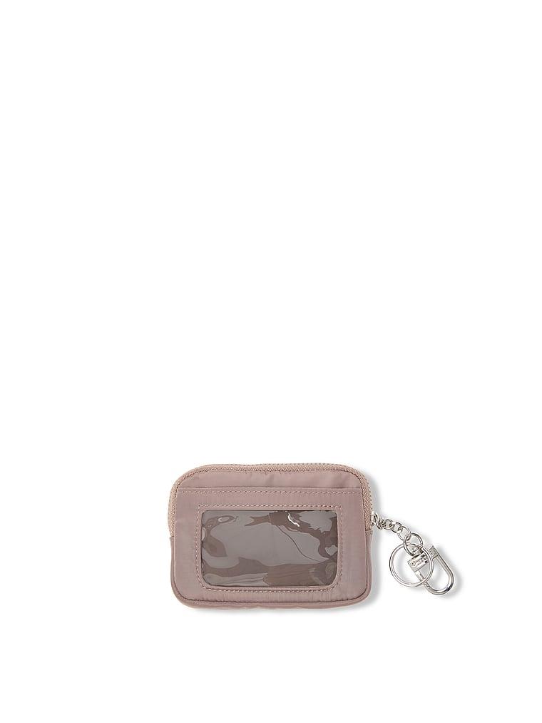 Pink Fermuarli Kartlikli Anahtarlik arka görünümü
