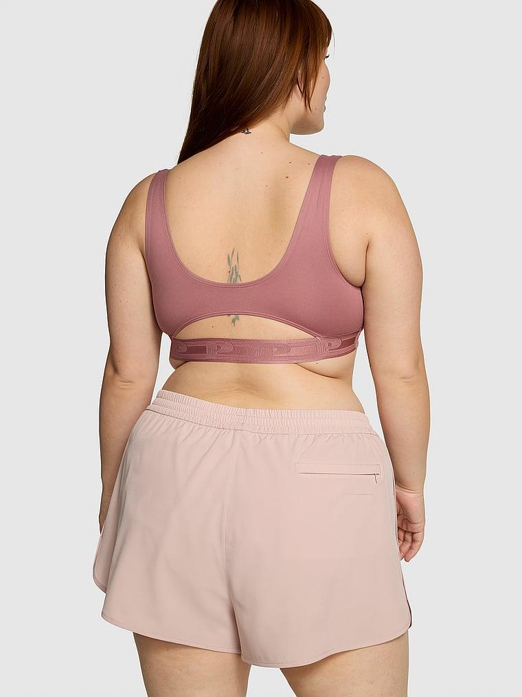 Pink Tech Stretch Kosu Sortu arka görünümü