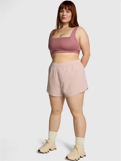Pink Tech Stretch Kosu Sortu