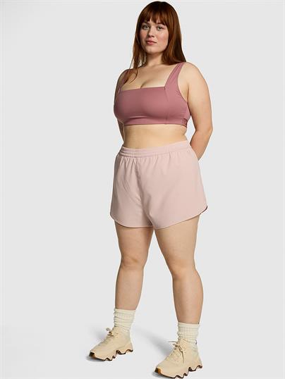 Pink Tech Stretch Kosu Sortu