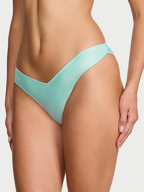 Saten Fiyonklu Brazilian Kulot ön görünüm