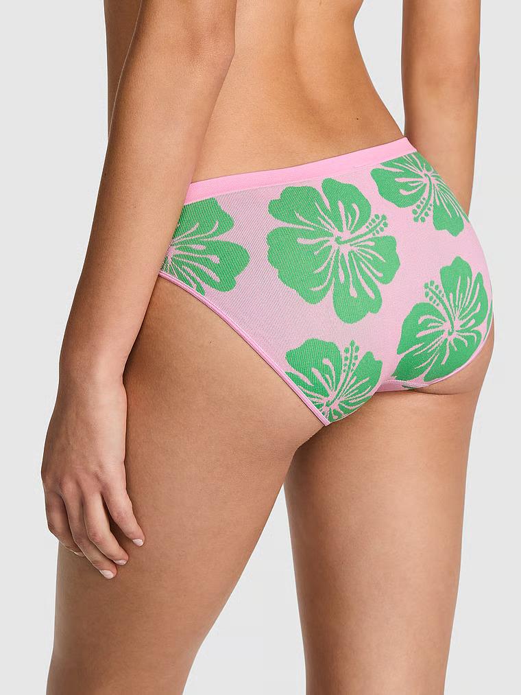 Pink Seamless Bikini Kulot arka görünüm