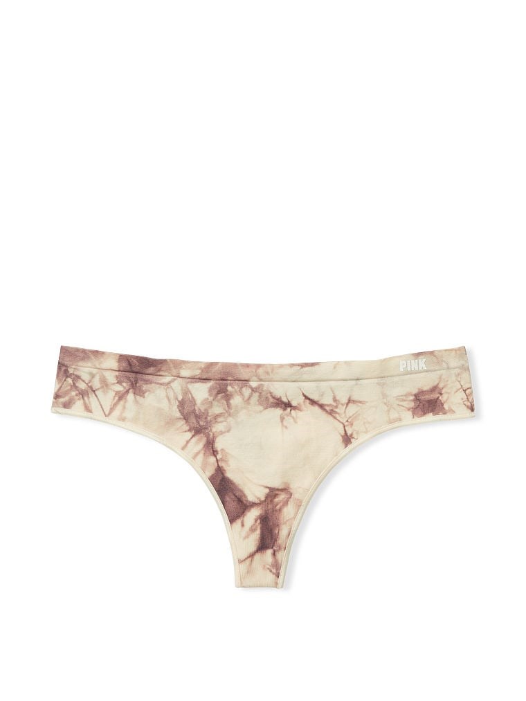 Pink Seamless Thong Panty arka görünümü