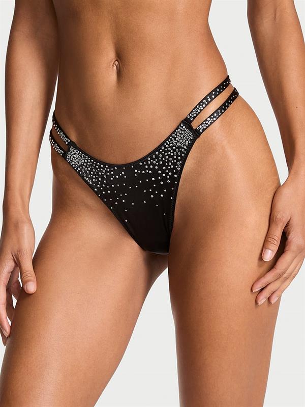 Işıltılı Cift Askili Tanga