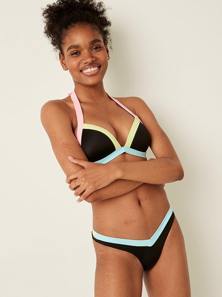 Pink V Model Mini Bikini Alti arka görünümü