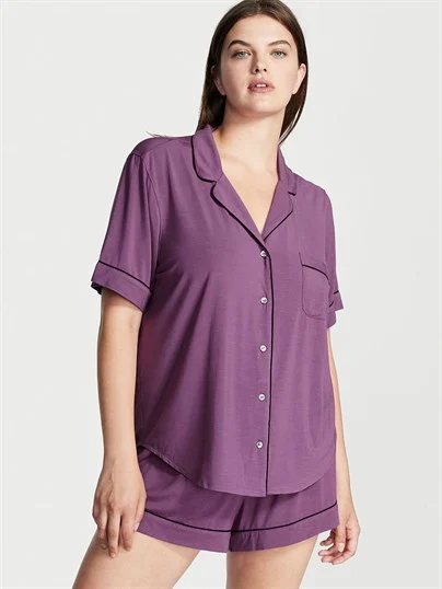 Modal Kısa Pijama Takimi ön görünüm