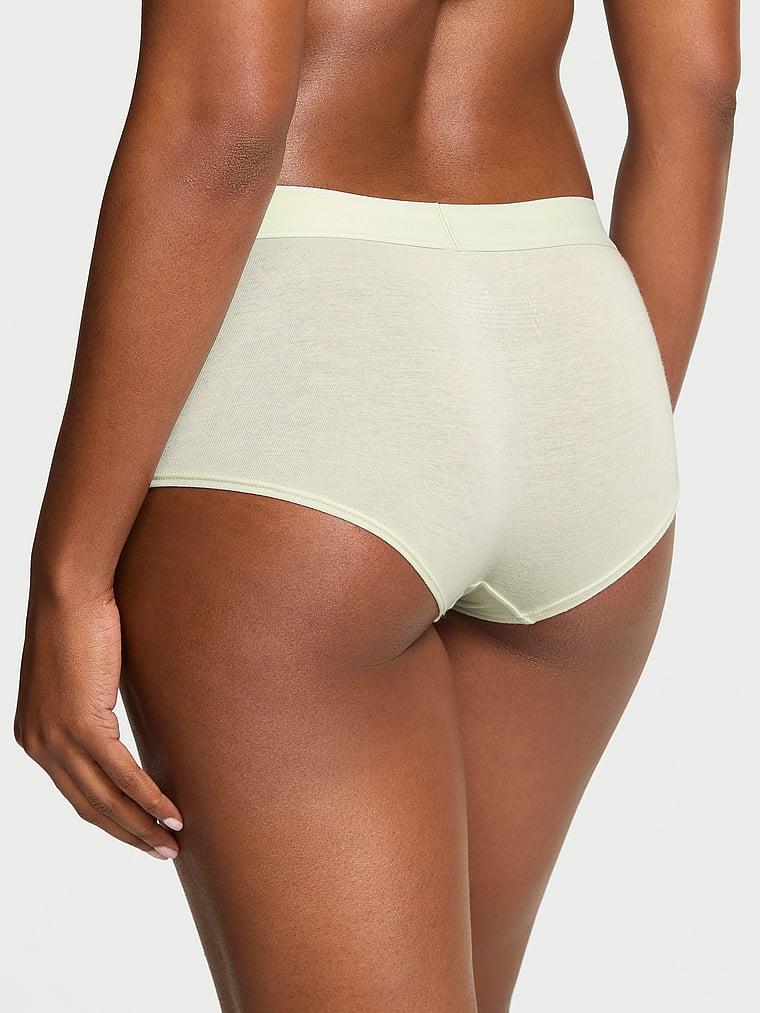 Logolu Pamuklu Boyshort Kulot arka görünümü