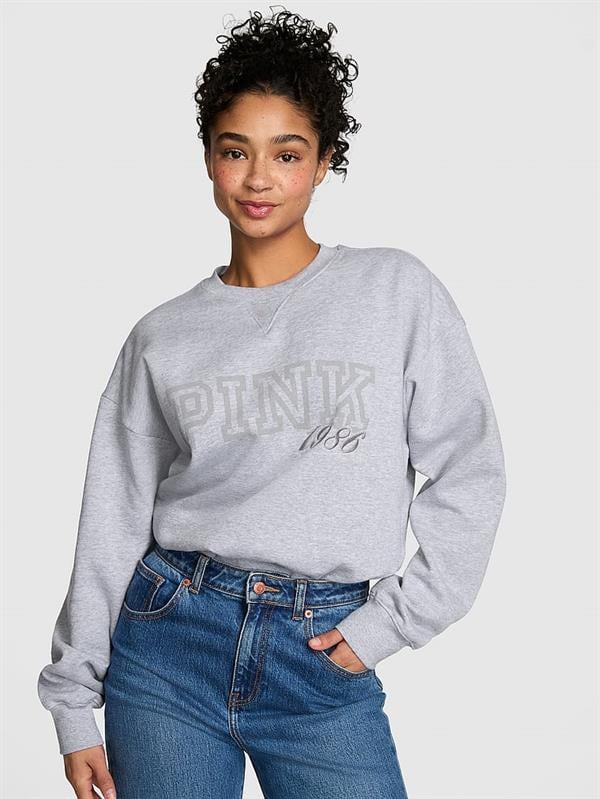 Pink Ivy Oversize Bisiklet Yaka Sweatshirt