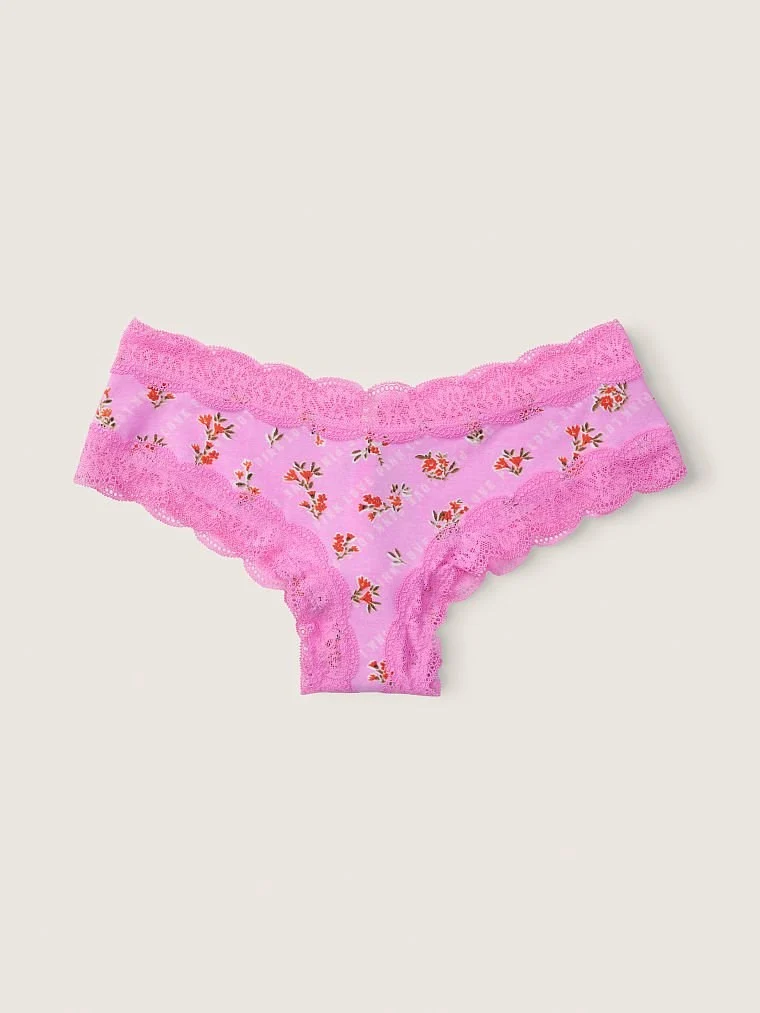 Pink Dantel Detayli Cheekster Kulot arka görünüm
