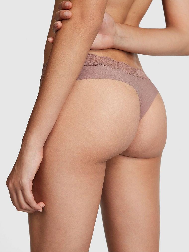 Pink Lazer Kesim Tanga Kulot arka görünümü