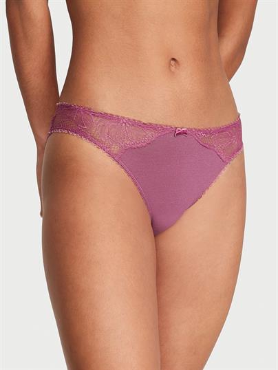 Dantel Detayli Pamuk Bikini Kulot