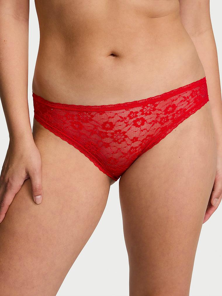 Payetli Posey Dantelli Bikini Kulot arka görünümü