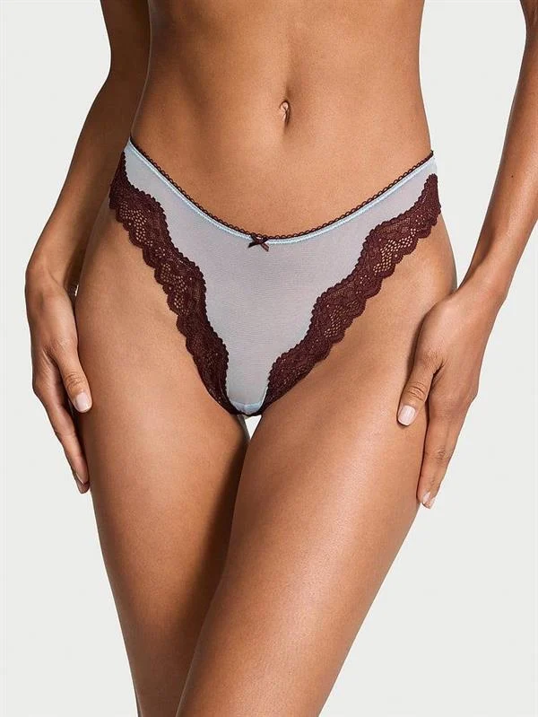 Tease Derin Bacak Kesim Scoop Tanga ön görünüm