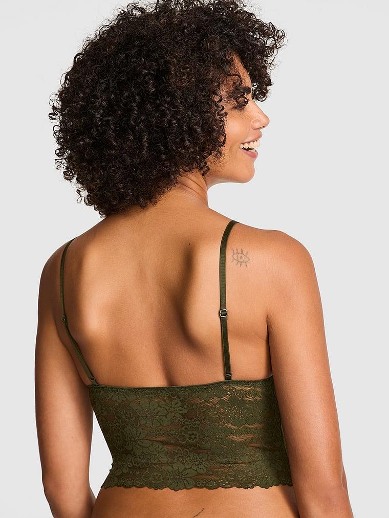 Pink Wink Dantelli Desteksiz Bralet arka görünümü