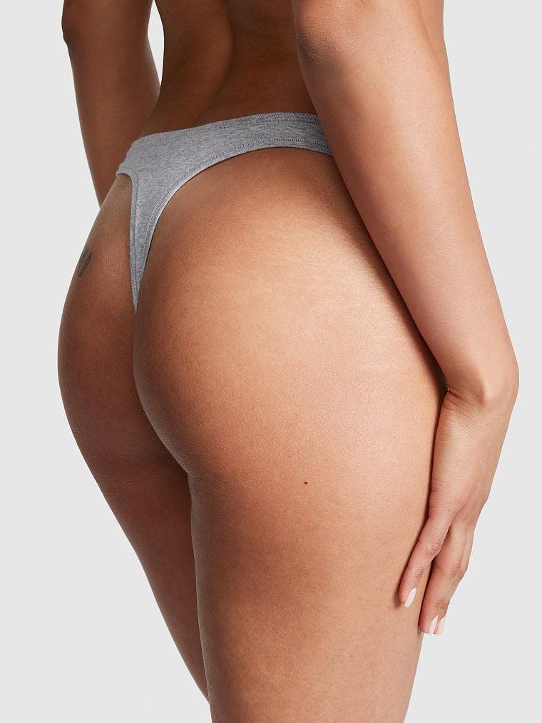 Pink Pamuklu Tanga arka görünümü