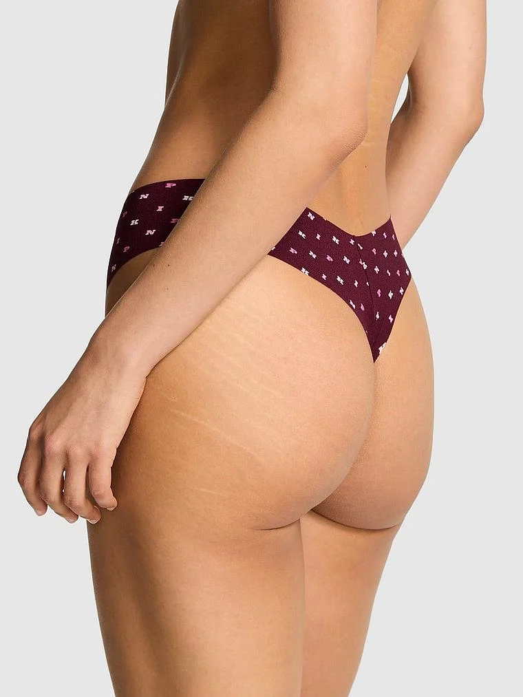 Pink Lazer Kesim Tanga arka görünüm