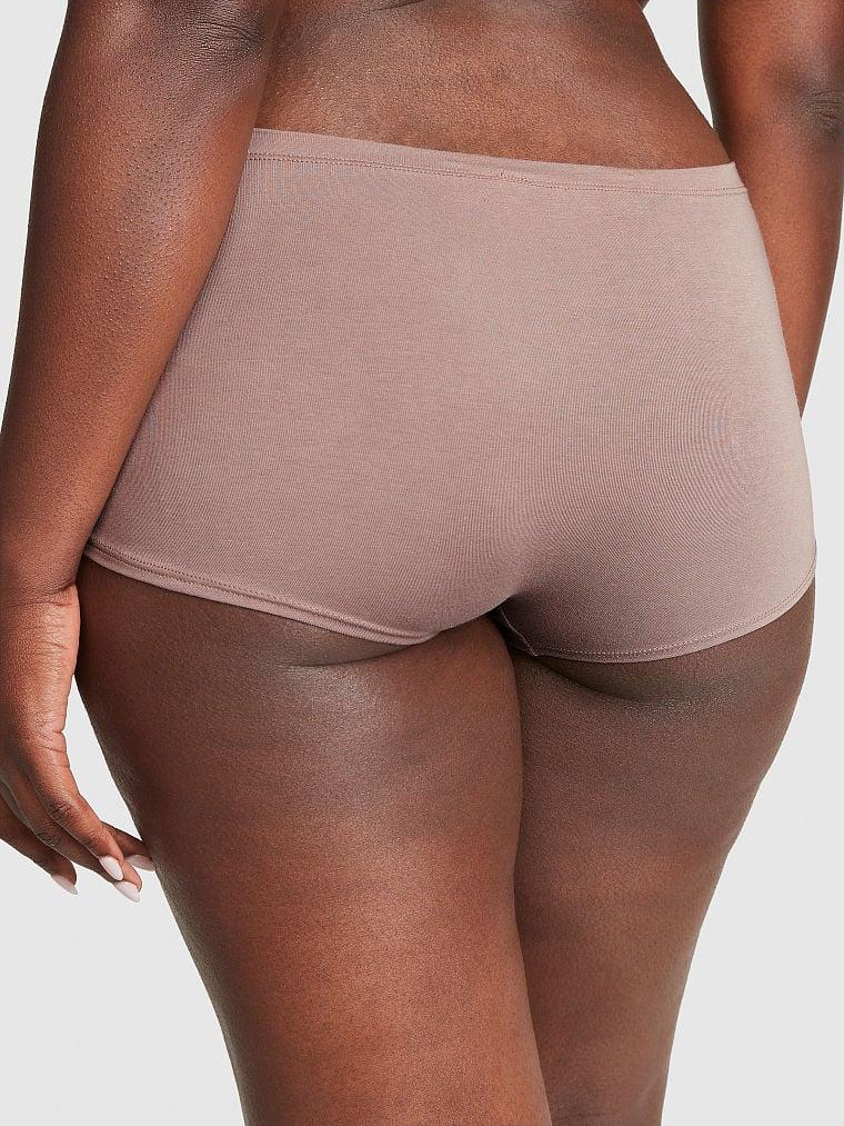 Pink Pamuklu Boyshort Kulot arka görünümü