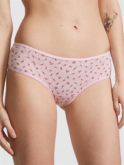 Pink Pamuklu Cheeky Kulot