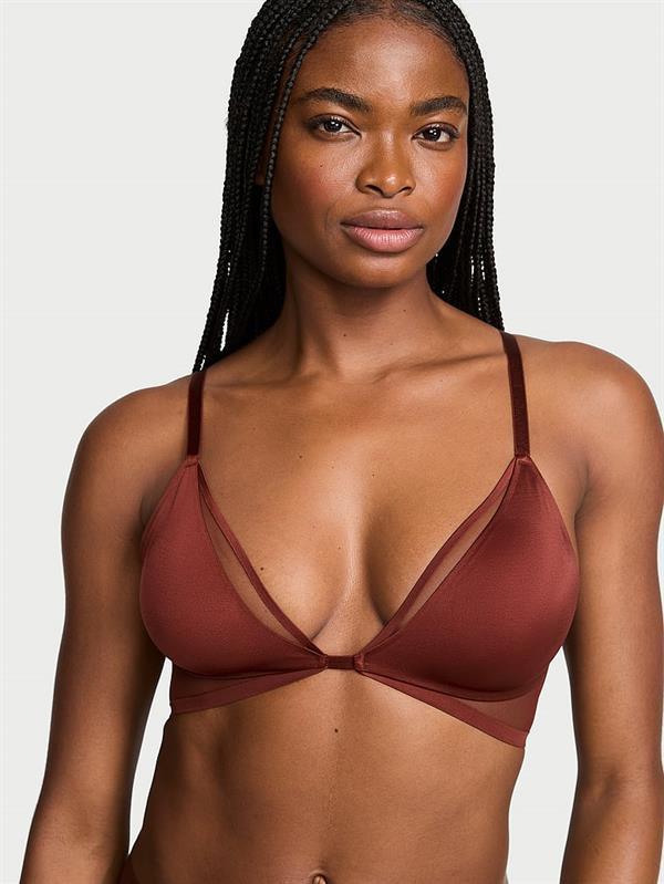 Tul Detayli Desteksiz Modern Bralet